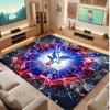 Crystal Palace Football Print Crystal Velvet Rug, Comfortable Water Absorbent Non Slip Indoor Floor Carpet