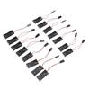15 Pcs 2 AAA Battery Holder 2xAAA Battery Box with Thick Wire for Various Projects