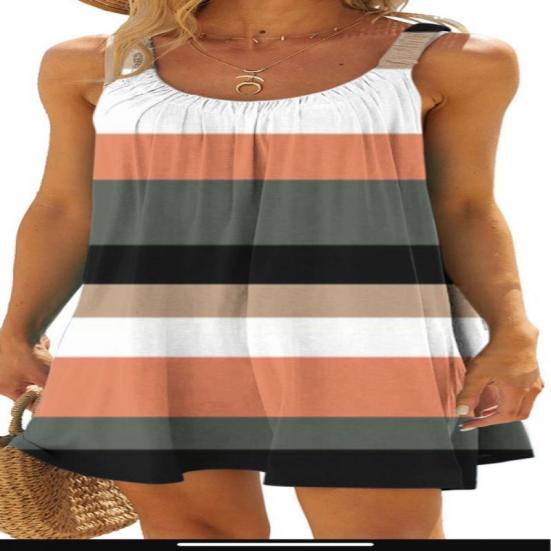 

Azrian Женский Плюс Размер, Женское Пляжное Платье Бикини Пляжная Одежда Накидки Повседневное Отпускное Короткое Летнее Платье Халтер Распродажа Сегодняшние Предложения L