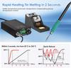 T245b Soldering Station, 180W DIY Welding Iron Tips, Aluminum Alloy Handle, US Plug, C245 Tips