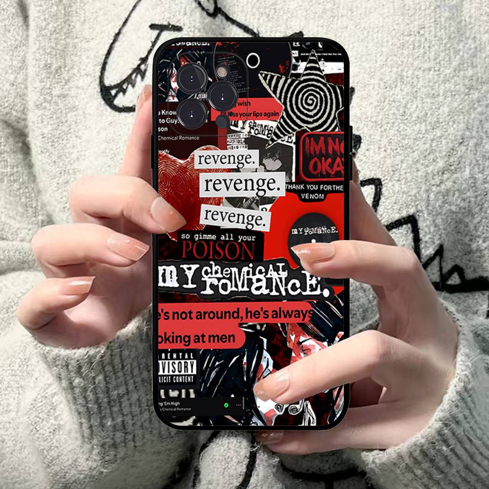 My Chemical Romance Phone Case For IPhone 17 16 15 Plus X 14 11 12 13 Mini Pro Max Mobile Cases
