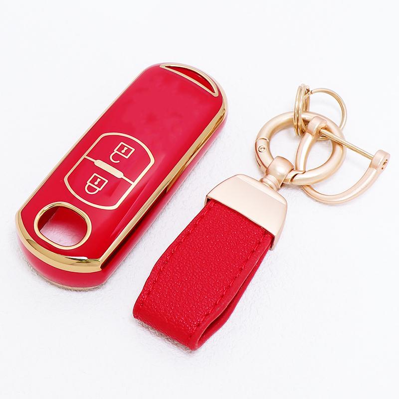 2 Buttons Tpu For Mazda 2 3 6 Axela Atenza Cx-5 Cx5 Cx-3 Cx-7 Cx8 Cx-9 Car Key Case Cover Shell Fob Holder Keyless Protector