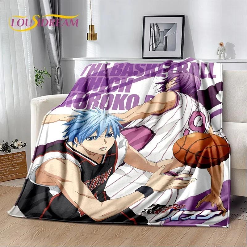 Animacinis Kuroko krepšinio anime pledas, minkštas apklotas namams, miegamajam, lovai, sofai, iškylai, kelionėms, biurui, vaikams