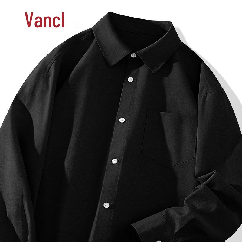 VANCL Herren Oxford-Stoff Langarmhemd