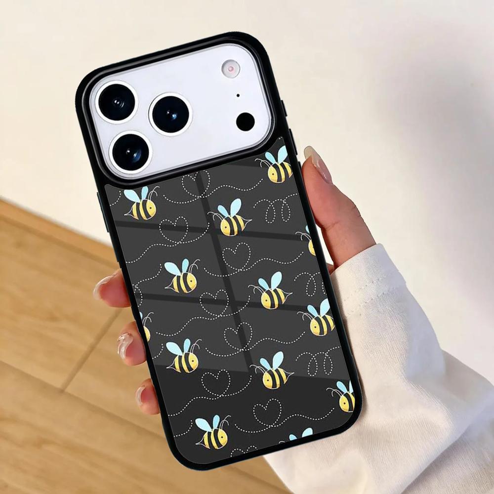 Bees Mobile Phone Case for IPhone 17 AIR 16pro Max 15 14 13 12 11 Bumper Cover