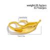 Exaggerated Metal Leaf Shaped Rings for Women Men Vintage Punk Gold Silver Color Adjustable Opening Ring Frosted 2024 Gift Jewelry