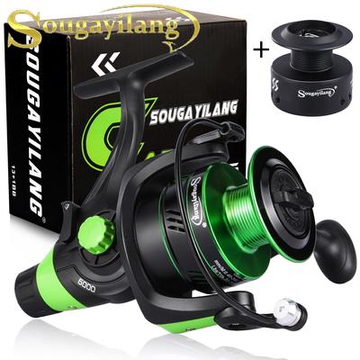 SOUGAYILANG Mulinelli da pesca 5.2:1 attrezzatura da pesca con ruota da pesca con rapporto di trasmissione per la pesca alla carpa, pesca all'aperto