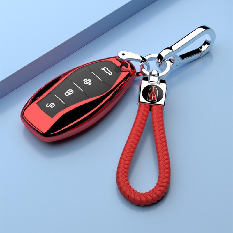 Premium HQ9 Men's Key Shell Cover for 2023 Hongqi H5 – Full Coverage with Stylish Buckle