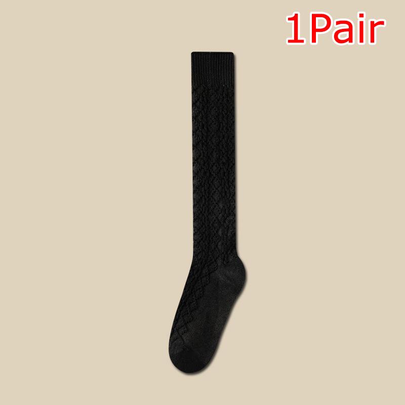 

1Pair Polyester-cotton Breathable Mid Tube Socks Versatile Skin Friendly Activities Delicate Touch Good Elasticity
