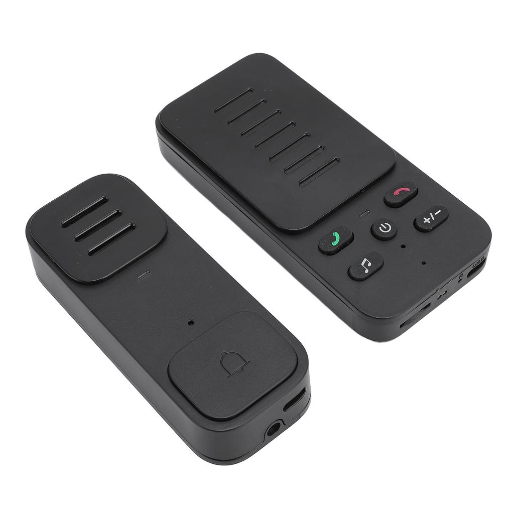 Wireless Intercom Doorbell LED Indicator 1000ft Range Electronic Full Duplex Doorbells with 6