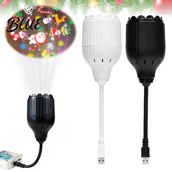 LED Projector Light USB Christmas Snowflake Light Flexible Gooseneck Projection Lamp Ambient Night Lamp for Bedroom Ceiling Decoration