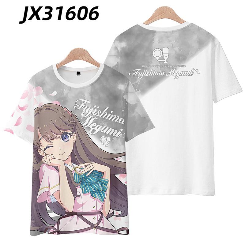 2026 Hatsune miku animation peripheral short-sleeved Children t-shirts kawaii dimensional student clothes T-shirt