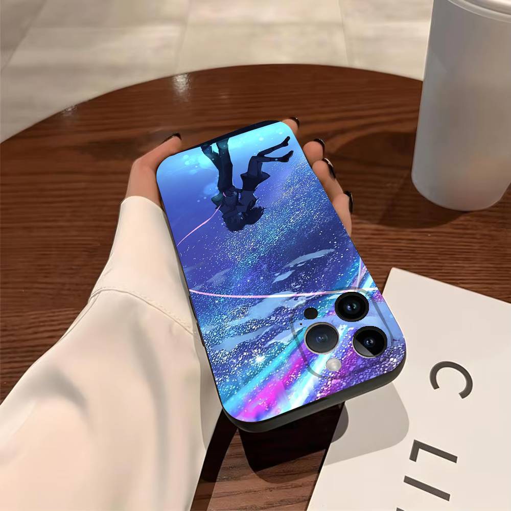 

Anime Y-Your Name Phone Case for iPhone 17,16,15,14,13,12,11,Pro,X,Xs,Max,Plus Shockproof Cover iPhone15pro