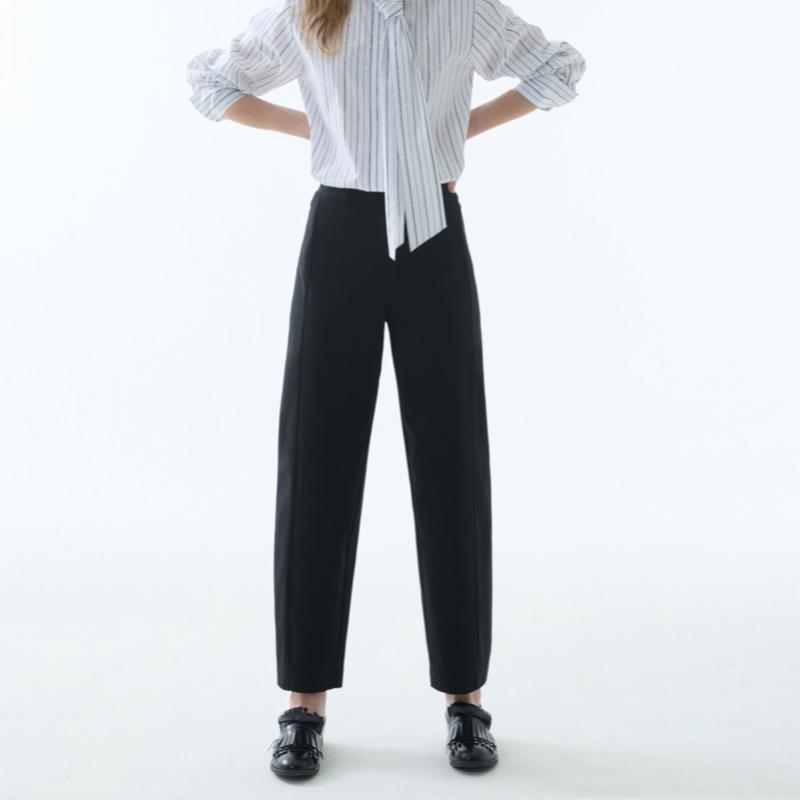 Baiyu Women S Stretch Barrel Leg pantS D6rbw 3 Pack