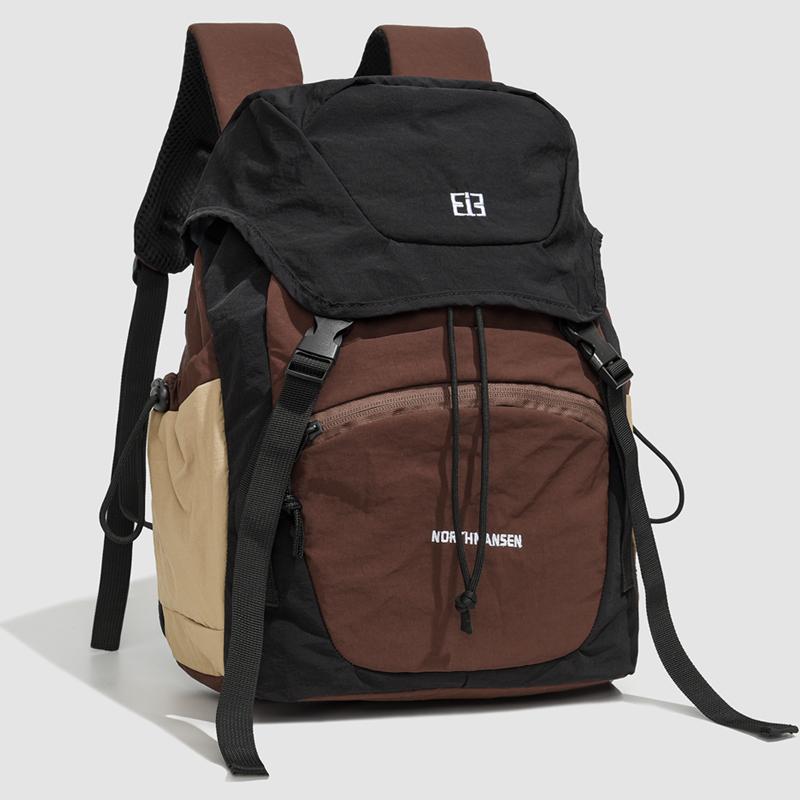 Student Schoolbag Lightweight Splicing Outdoor Sports Backpack Large Capacity Backpack