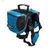 Pet Outdoor Backpack Large Capacity Dog Adjustable Saddle Bag Luxury Dog Backpack Harness Carrier For Traveling Hiking