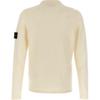 STONE ISLAND Ss25 Logo Crew Neck Long Sleeve Sweatshirt Men Sweatshirt Off-White K1S1551000-62S00B9-V0093