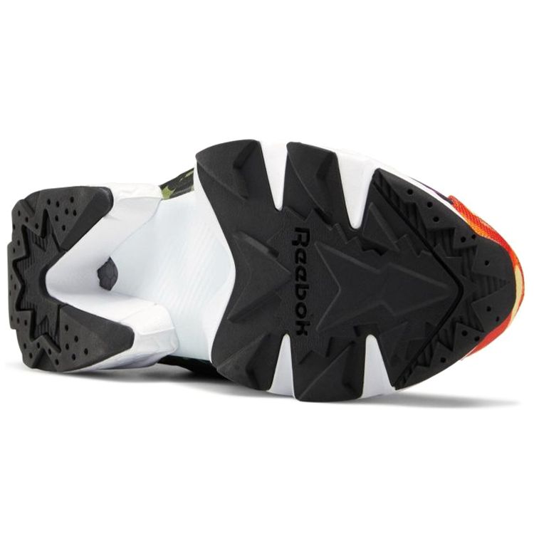 BAPE x Reebok InstaPump Fury OG Multi Camo Sneakersy Unisex Wielokolorowe Białe Czarne Q47370