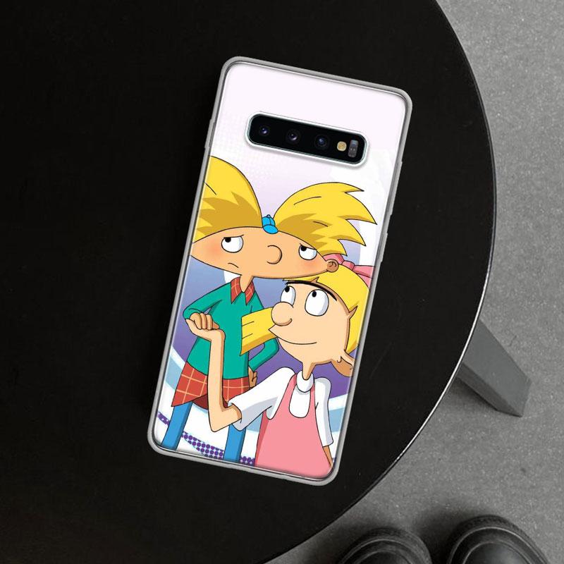 

Hey Arnold Helga Cute Funny Cartoon Phone Case Cover for Samsung Galaxy S26 S25 Edge S24 S23 Ultra S22 Plus S21 FE S20 + Art Cus Samsung S22