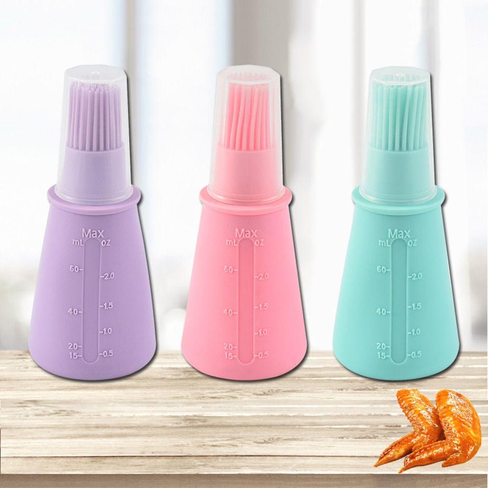

Resistant Seasoning Extrusion Oil Bottle Brush Basting Brushes Barbecue Tools Baking Accessories фиолетовый