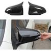 BOYOUS Car Styling ABS Door Ox Horn Rear View Mirror Shell Cover Caps Trim Exterior Decoration Accessories For Toyota Corolla 2014-2019, Not Fit 2019