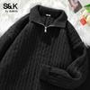 Baleno S&K Series Men's Stand-Collar Knit Cardigan