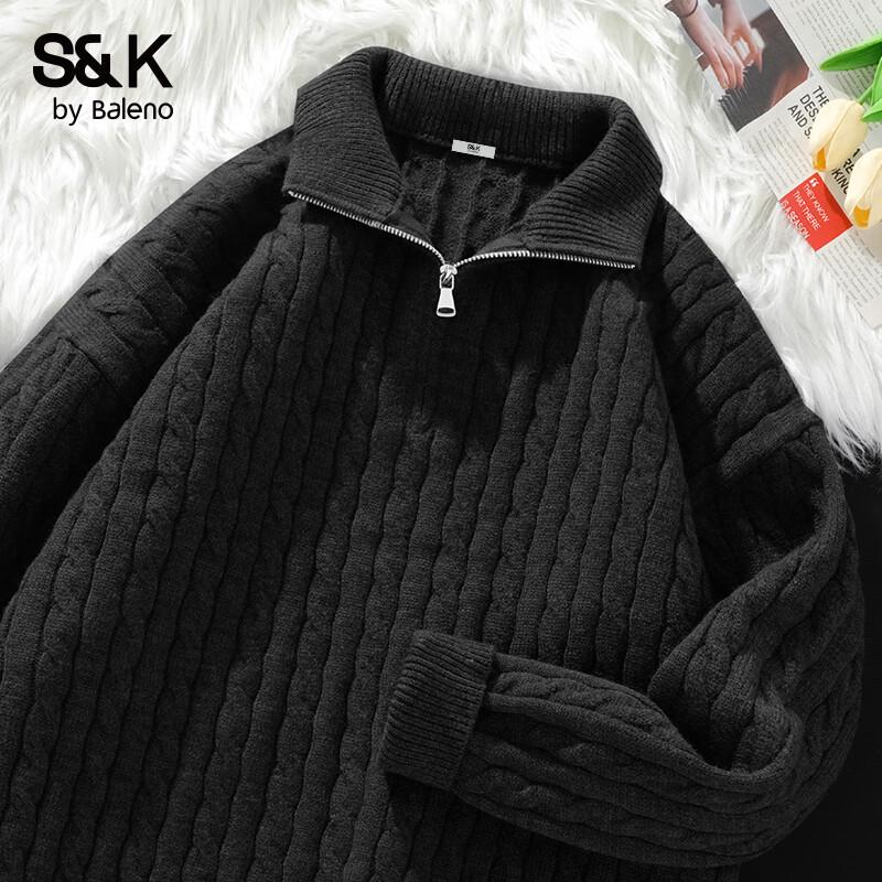 

Baleno S&K Series Men s Stand-Collar Knit Cardigan M