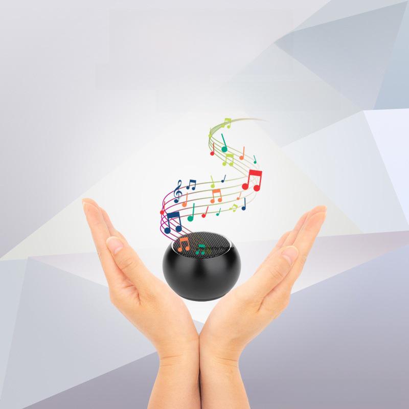 Metal Card-Insertable Bluetooth Mini Speaker with Subwoofer