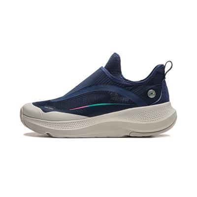 Li Ning SOFT GO Cushioning Slip Resistant Abrasion Resistant Breathable Lightweight Rebound Low Top Casual Shoes Men's AGLU275-2