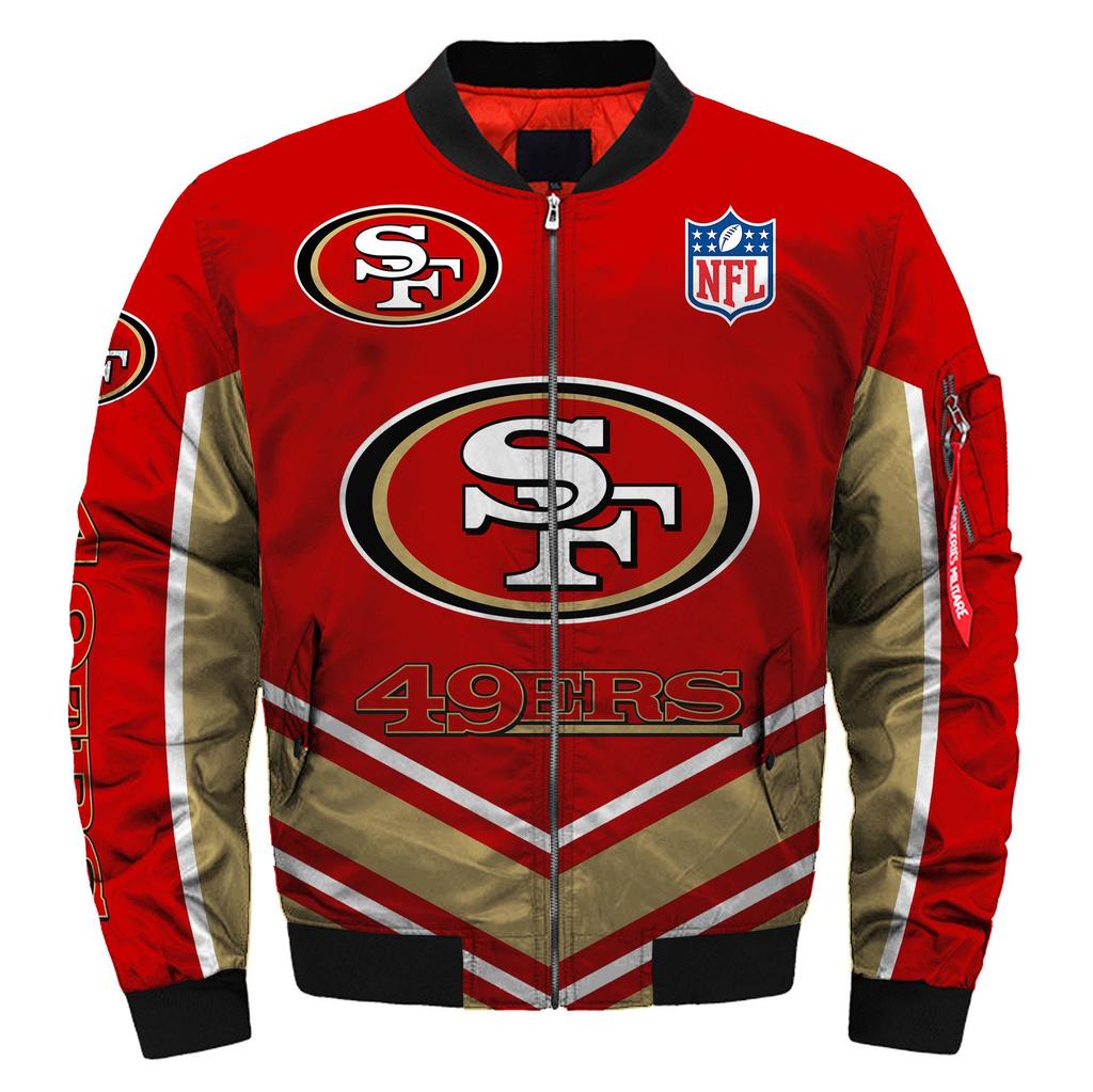 Veste de vol de football américain imprimée en 3D avec ajout de coton pour l'hiver