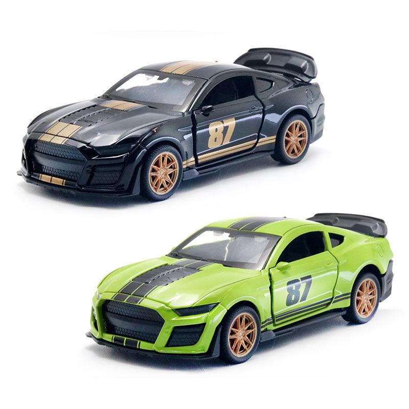 AAZN1 [Boxed] 1:36 Alloy Racing Model Boy Three Doors Pull Back Graffiti Car Gift Wholesale Cross-border
