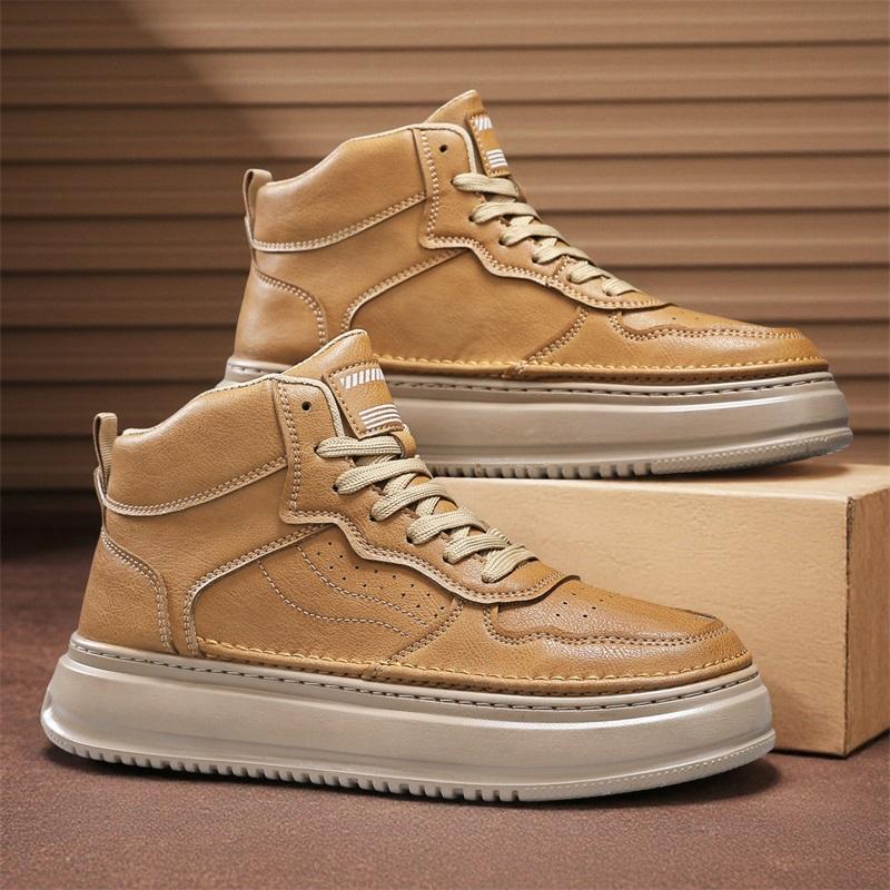 New Fashion Autumn And Winter Men's Low Top Martin Boots Students Male Boys Trending Soft Sole Work Shoes Labor Protection Martin Sneakers