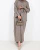 2024 Elegant Plus Size Loose Fit Muslim Dress for Middle East & Turkey