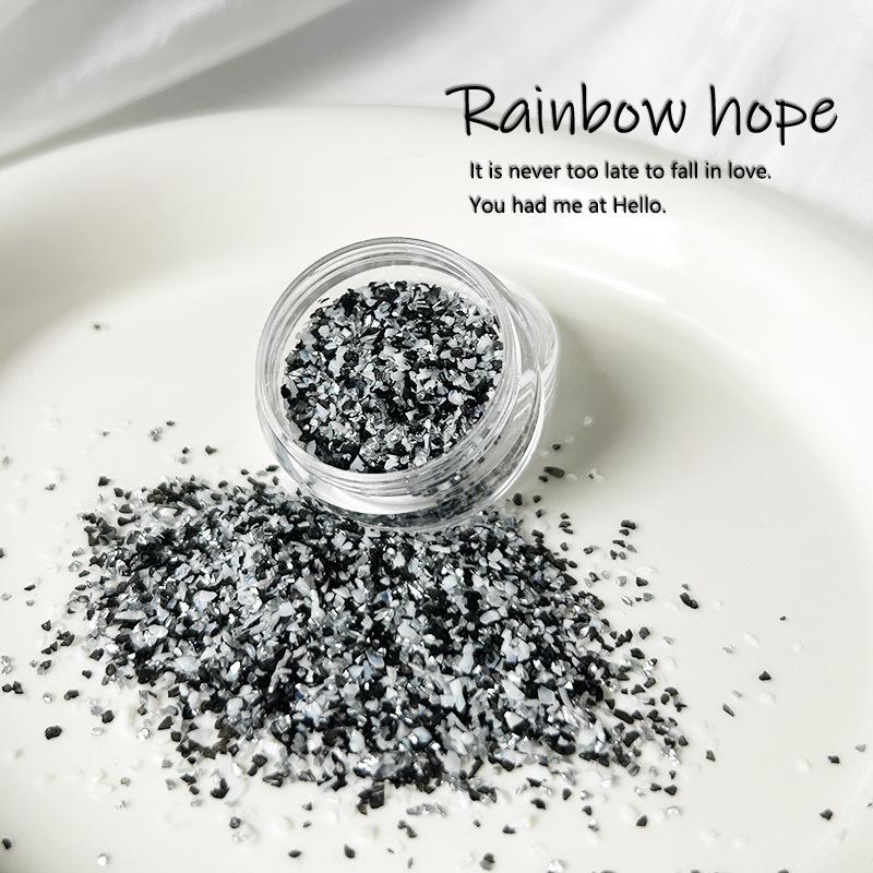 

Solid Color Matte Sweet Wind Candy Color Gravel Fine Sand Nail Art Jewelry Diy Wearing Nail Material Bag Nail Decoration
