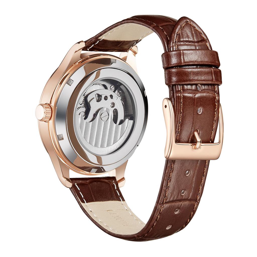Brand New Men's High-End Waterproof Trendy Hollow Mechanical Watch