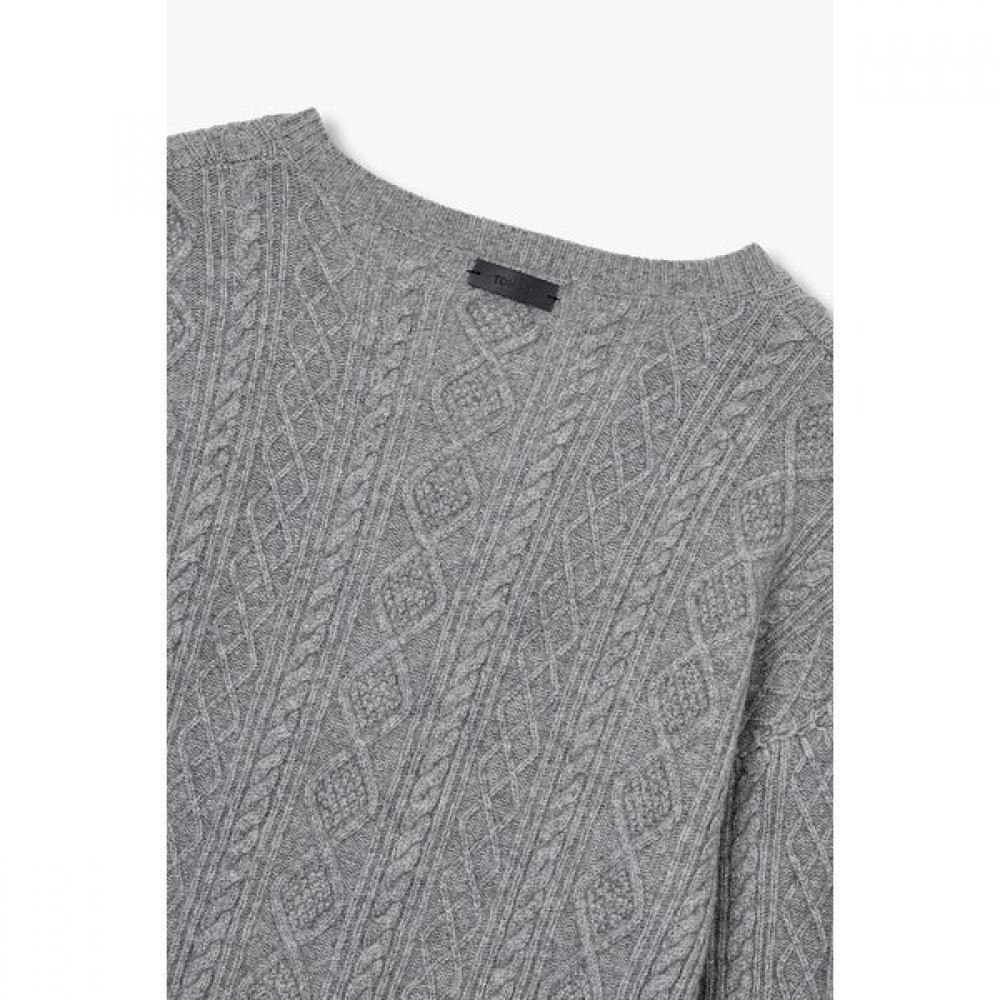 Tomboy Cable Knit V Neck pulloVer  9155452c04ar 