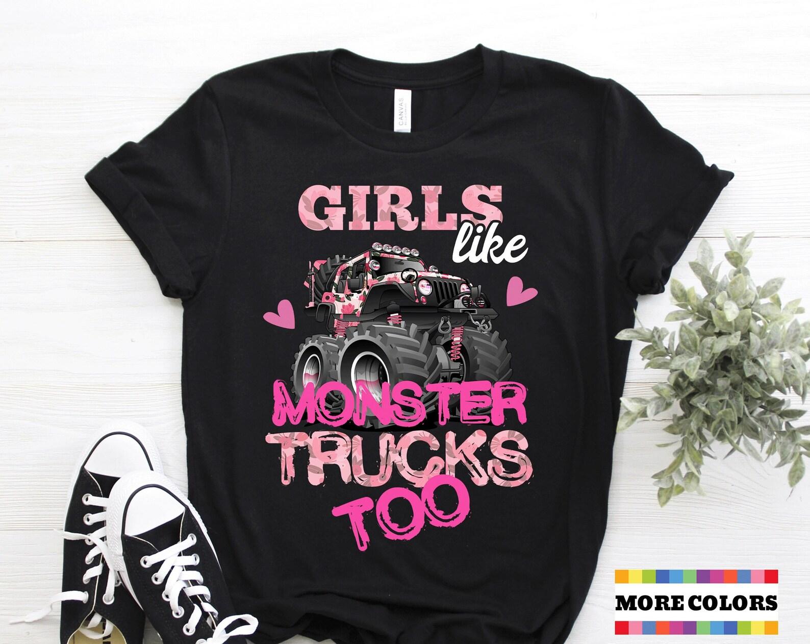 Monster Truck Car Lover T-shirt, Monster Jam Trucks Crushing Cars Adrenaline Racing Engine Rev Gift Tshirt, Awesome Party Present Tee Shirt 110