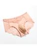 Sexy Low Waist Men'S Lace Panties Bulge Pouch Convex Sheath Exotic Gay Underwear Mesh Sheer Briefs Breathable Underpant Lingerie