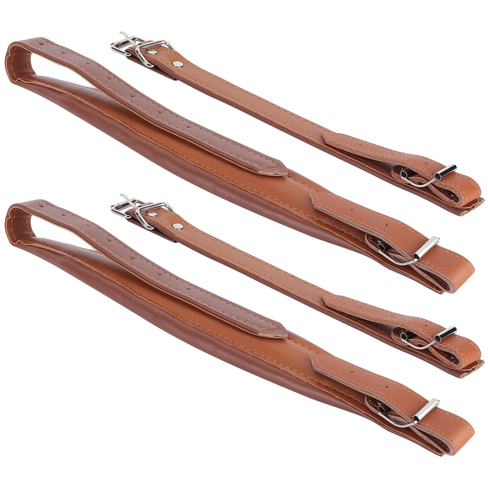 

2 шт., плечевой ремень-аккордеон, аксессуары из искусственной кожи для детей 16 лет120 Бас Кофе