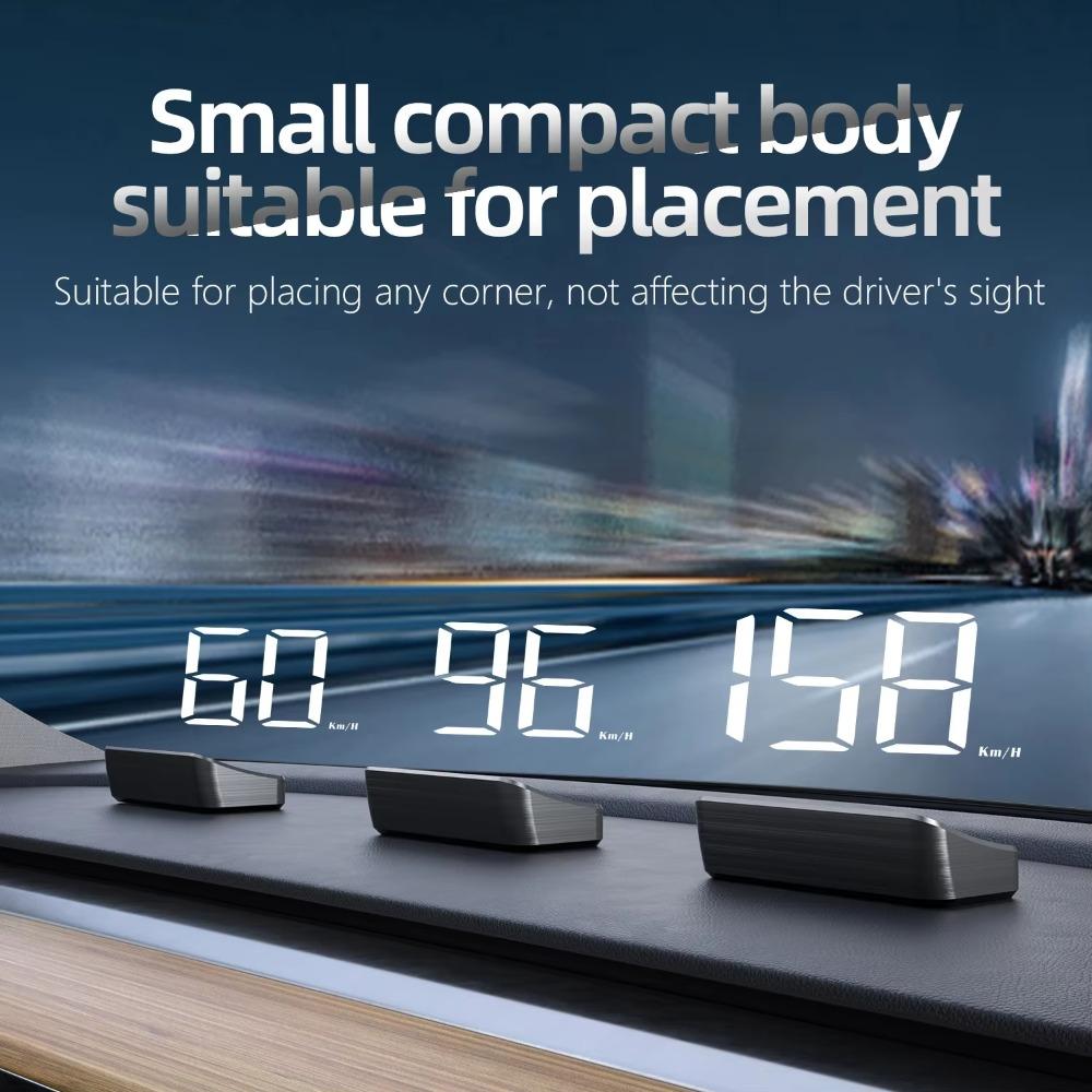 M2 HD Car Head up Display GPS Speedometer KM/H Digital HUD Windshield Projector Universal Auto Electronics Accessory