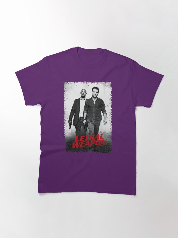 Lethal Weapon Action Movie American Police Motivational Lethal Weapon Buddy Cop Retro Wave Classic T-Shirt