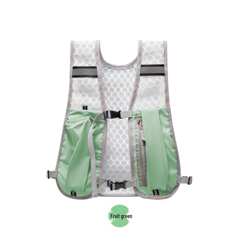 Lightweight Outdoor Hiking and Cycling Vest with Storage & Water Bottle Pack