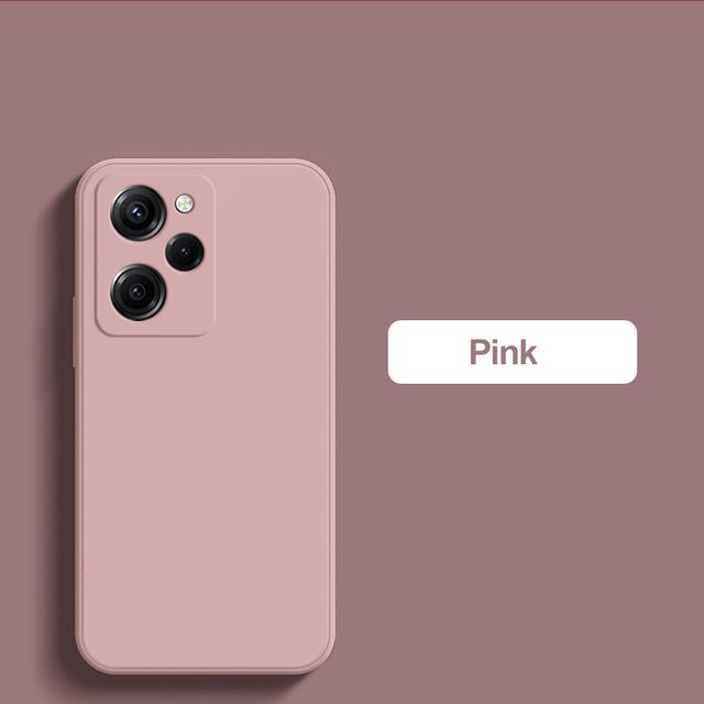 Firkantet full beskyttelsesdeksel Flytende silikon telefonveske for POCO X5 PRO 5G X5Pro X 5 POCOX5PRO 5G 6,67 TOMMES