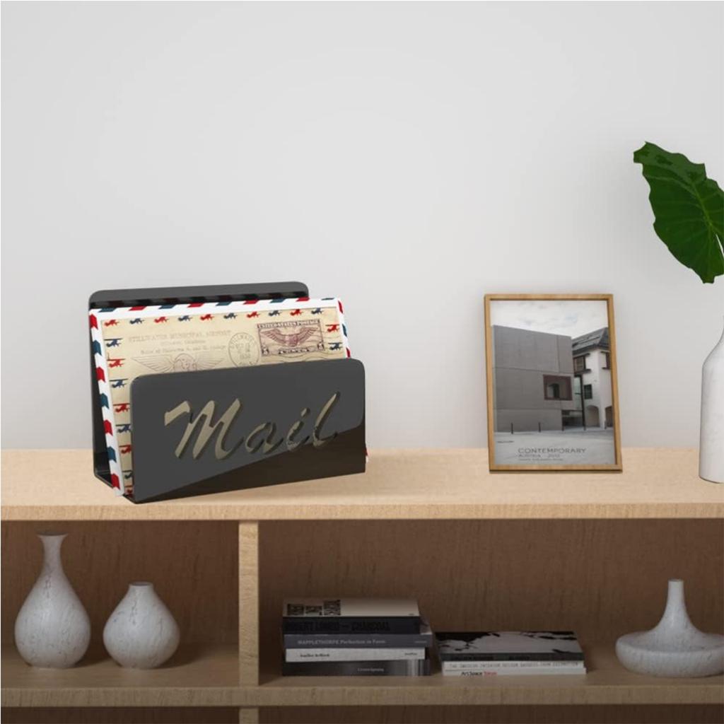 Durable Envelope Tray Office Document Storage Holder Letter Mail Sorter Postcard Stand Organizer Rack for Office