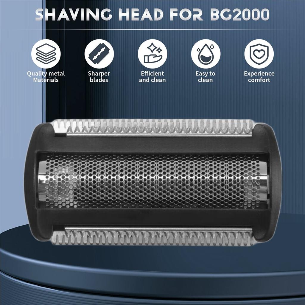 BHBL 2 Pack Trimmer Shaver Head Foil Replacement for Bodygroom BG2000 BG2026 TT2040 BG2028 TT2030 TT2020-2026 TT2039