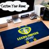 Custom Name Mouse pad Leeds United Crest Legacy Mouse Pad Desk Mat, Non-Slip Rubber Backer Pad For Computer Notebook Gaming Mouse Pad Birthday Gift