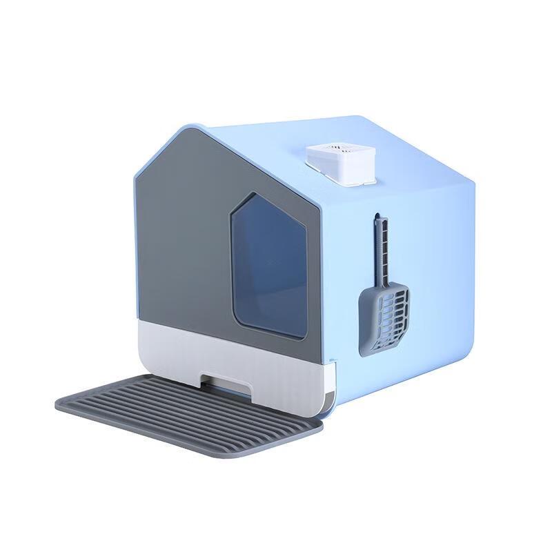 

JINGRUIXIANG House-Shaped Fully Enclosed Drawer Cat Litter Box