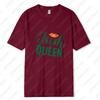 St Patricks Day King and Queen Printed Cotton TShirt Matching Couple Outfit Lovers Shamrock Husband Wife Tee Mr and Mrs Tops