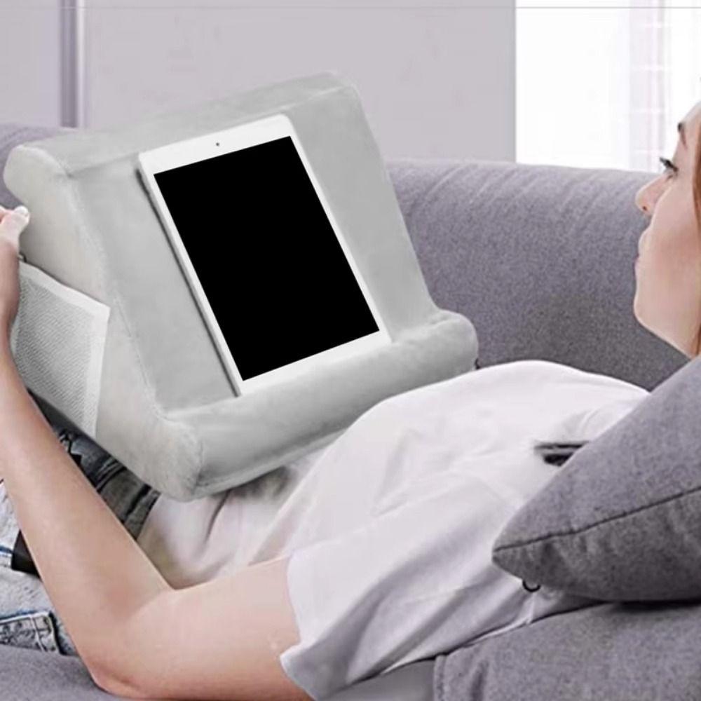 Multi-Angle Reading Pillow Stand Detachable Sponge Pillow Tablet Support  EReaders