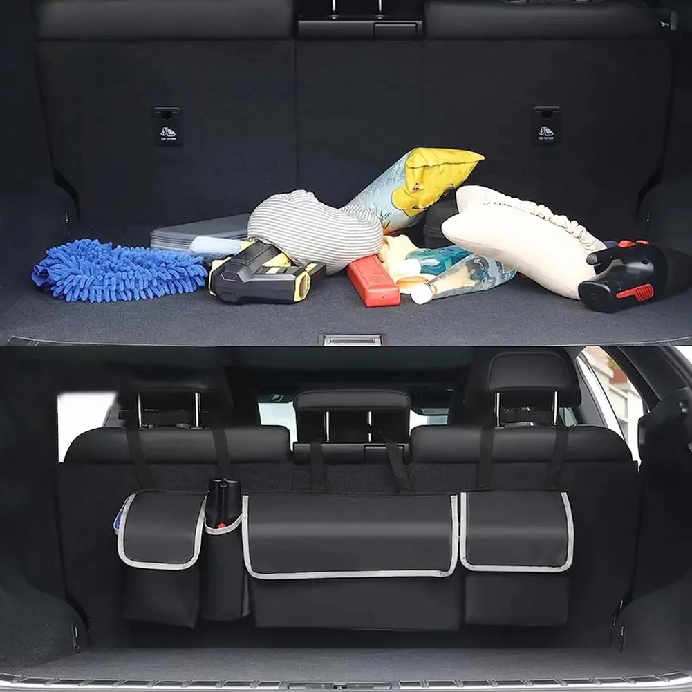 For Versatile Oxford Cloth Car Trunk Storage Bag Rear Seat Back Hanging Vehicle Organizer Box for Automobile Interior
